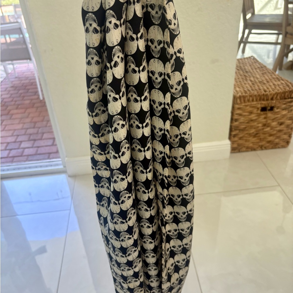 Thomas Wylde Skull Patterned Scarf - Picture 6 of 6